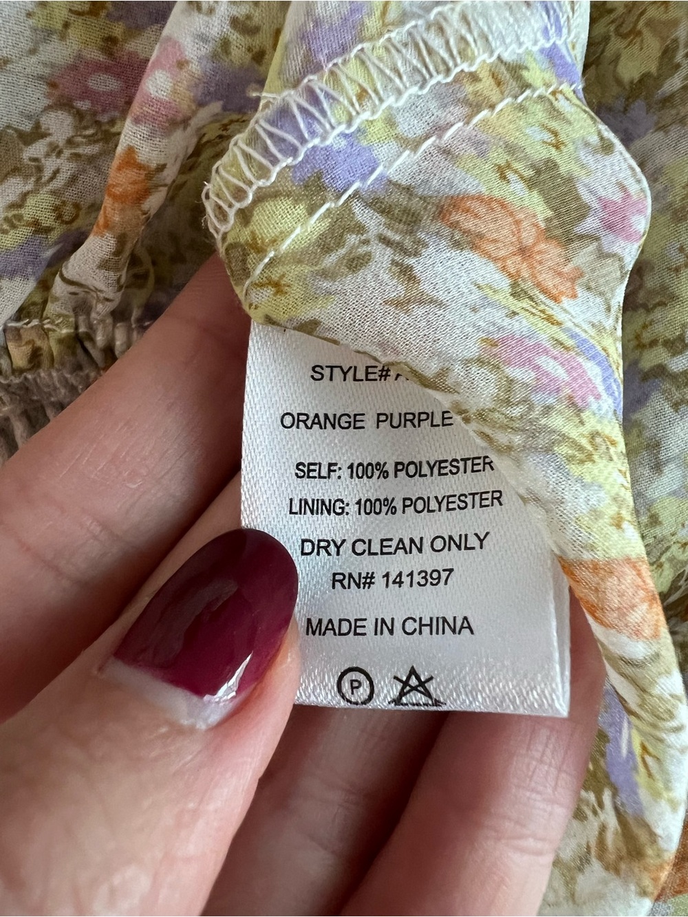 ASTR the Label Floral Smocked Top NWT Sheer Long Sleeve Cottagecore Blouse M - Picture 6 of 10